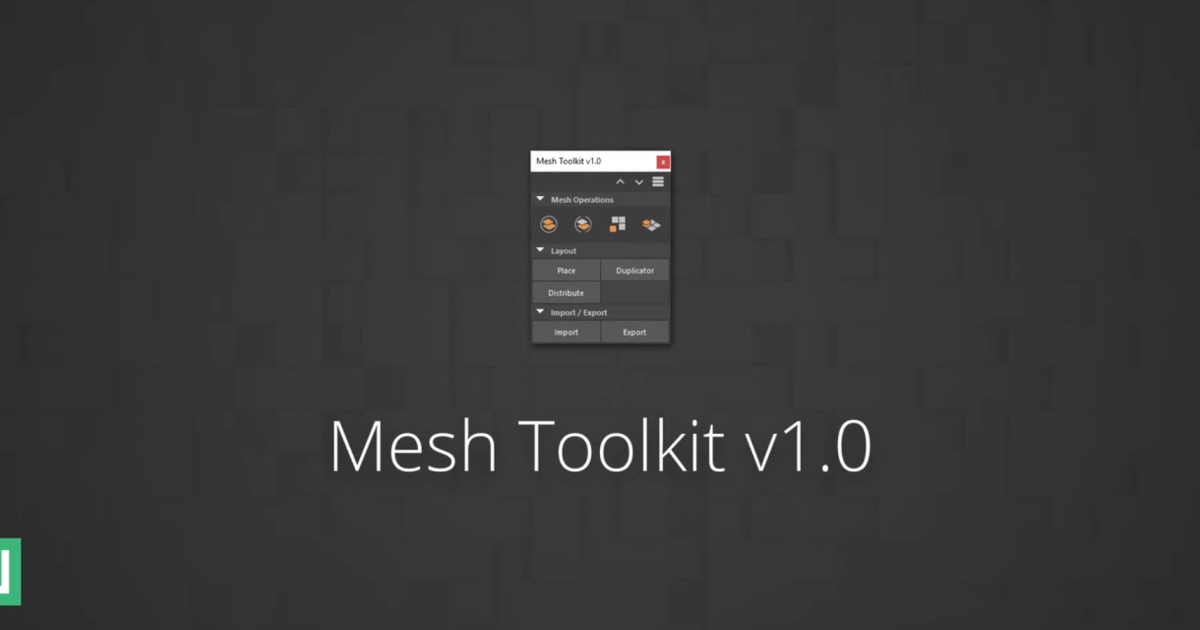 Mesh Toolkit for Maya Erik Lehmann-tól - Meshmag