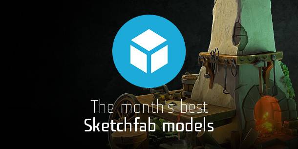 2022 január Sketchfab modelljei