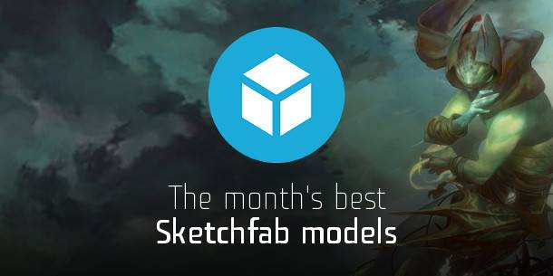 2022 március Sketchfab modelljei