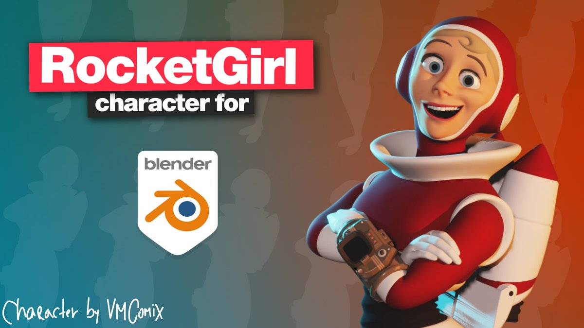 Rocket girl rig Maya-hoz és Blenderhez most ingyen! - Meshmag